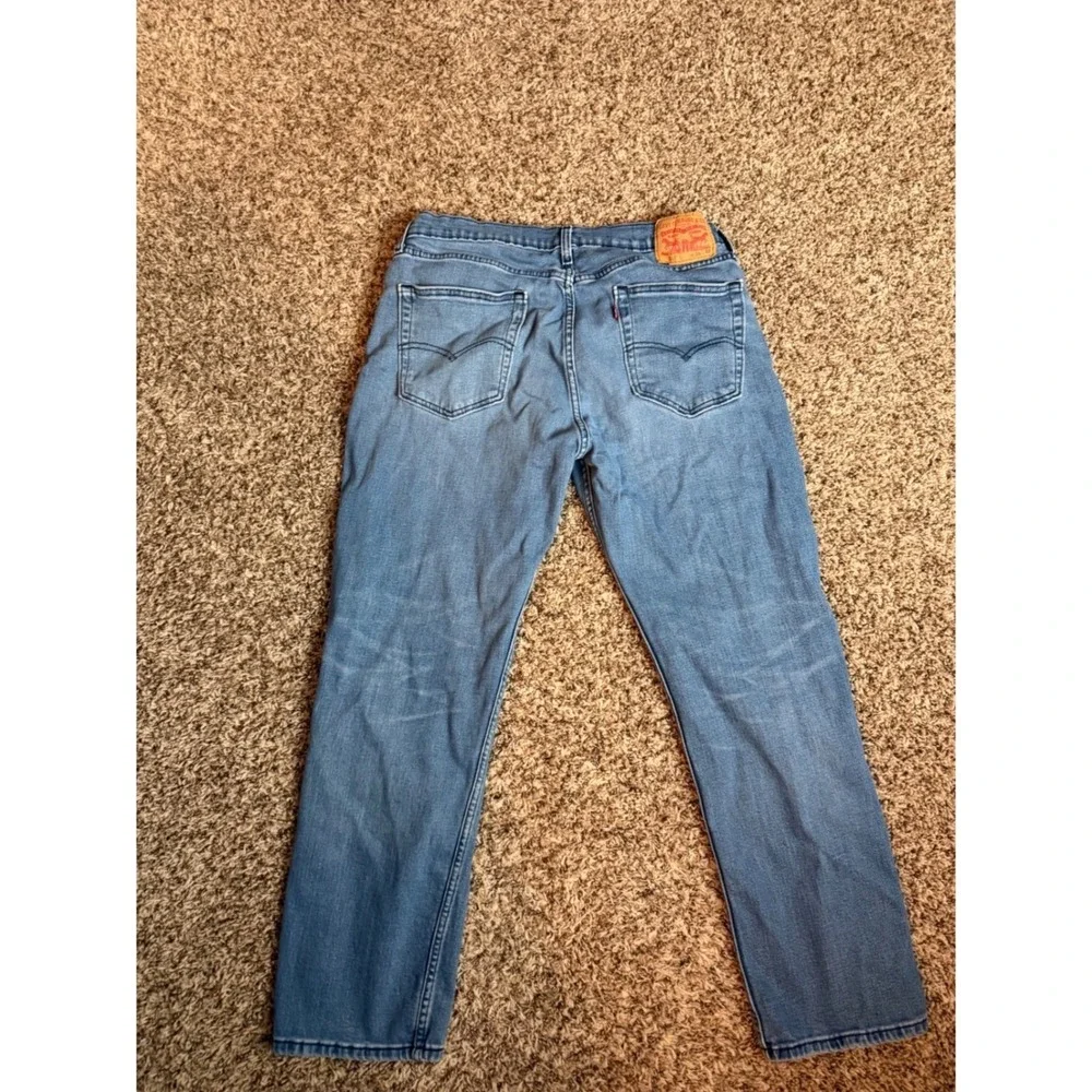 Levis 514 Regular Taper Mens Blue Jeans 34x29 Medium Wash 5098 Denim